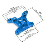 Maxbell 1:16 Remote Control Car Rustproof Front Rear Shockmount for RC Vehicle Parts Blue