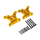 Maxbell 1:16 Remote Control Car Rustproof Front Rear Shockmount for RC Vehicle Parts Gold