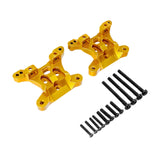 Maxbell 1:16 Remote Control Car Rustproof Front Rear Shockmount for RC Vehicle Parts Gold