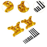 Maxbell 1:16 Remote Control Car Rustproof Front Rear Shockmount for RC Vehicle Parts Gold