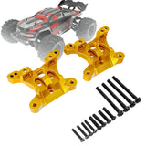 Maxbell 1:16 Remote Control Car Rustproof Front Rear Shockmount for RC Vehicle Parts Gold