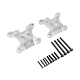 Maxbell 1:16 Remote Control Car Rustproof Front Rear Shockmount for RC Vehicle Parts Silver