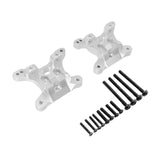 Maxbell 1:16 Remote Control Car Rustproof Front Rear Shockmount for RC Vehicle Parts Silver