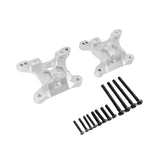 Maxbell 1:16 Remote Control Car Rustproof Front Rear Shockmount for RC Vehicle Parts Silver