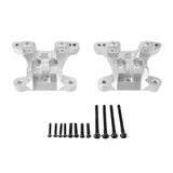 Maxbell 1:16 Remote Control Car Rustproof Front Rear Shockmount for RC Vehicle Parts Silver