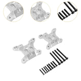 Maxbell 1:16 Remote Control Car Rustproof Front Rear Shockmount for RC Vehicle Parts Silver