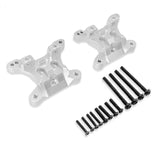 Maxbell 1:16 Remote Control Car Rustproof Front Rear Shockmount for RC Vehicle Parts Silver