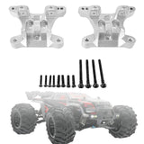 Maxbell 1:16 Remote Control Car Rustproof Front Rear Shockmount for RC Vehicle Parts Silver