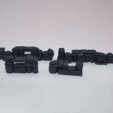 Maxbell 4 Pieces 1:72 Diorama Models Blank Simulation Ornaments Resin Scenery Decors