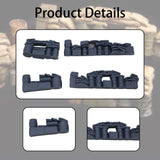 Maxbell 4 Pieces 1:72 Diorama Models Blank Simulation Ornaments Resin Scenery Decors