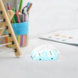 Maxbell Mini Eraser Crumb Collector Desk Accessory for Boys Girls Students Sketching Blue