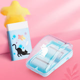 Maxbell Mini Eraser Crumb Collector Desk Accessory for Boys Girls Students Sketching Blue