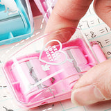 Maxbell Mini Eraser Crumb Collector Desk Accessory for Boys Girls Students Sketching Pink