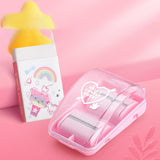 Maxbell Mini Eraser Crumb Collector Desk Accessory for Boys Girls Students Sketching Pink