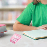 Maxbell Mini Eraser Crumb Collector Desk Accessory for Boys Girls Students Sketching Pink