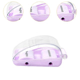 Maxbell Mini Eraser Crumb Collector Desk Accessory for Boys Girls Students Sketching Purple