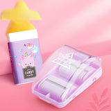 Maxbell Mini Eraser Crumb Collector Desk Accessory for Boys Girls Students Sketching Purple