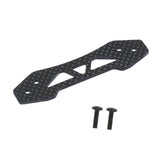 Maxbell Carbon Fiber Front Bumper Brace Plate 3.7x2.1inch for Tto2 Tto2D 1/10 RC Car