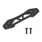 Maxbell Carbon Fiber Front Bumper Brace Plate 3.7x2.1inch for Tto2 Tto2D 1/10 RC Car