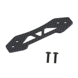 Maxbell Carbon Fiber Front Bumper Brace Plate 3.7x2.1inch for Tto2 Tto2D 1/10 RC Car