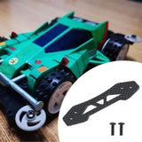 Maxbell Carbon Fiber Front Bumper Brace Plate 3.7x2.1inch for Tto2 Tto2D 1/10 RC Car