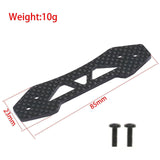 Maxbell Carbon Fiber Front Bumper Brace Plate 3.7x2.1inch for Tto2 Tto2D 1/10 RC Car