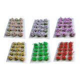 Maxbell DIY Miniature Flower Cluster for Scenery Landscape Sand Table Train Railroad Yellow