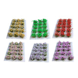 Maxbell DIY Miniature Flower Cluster for Scenery Landscape Sand Table Train Railroad Yellow