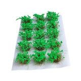Maxbell DIY Miniature Flower Cluster for Scenery Landscape Sand Table Train Railroad Green