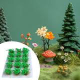Maxbell DIY Miniature Flower Cluster for Scenery Landscape Sand Table Train Railroad Green
