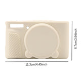 Maxbell Camera Case Lightweight Soft Anti Scratch Sleeve for SX740 SX730 Accessories White
