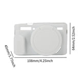 Maxbell Cameras Anti-drop Case Travel Use Soft Practical Compact Sleeve white