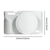 Maxbell Camera Case Soft Skin Protective for G7x Digital Camera Accessories White
