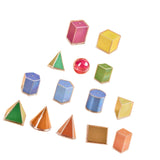 Maxbell 14x Geometric Solids Practical Educational Toy Boys Girls Math Toys Geometry