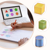 Maxbell 14x Geometric Solids Practical Educational Toy Boys Girls Math Toys Geometry