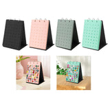 Maxbell Shoe Charms Organizer with 5 Pages Display Stand Practical Shoe Charm Holder Black
