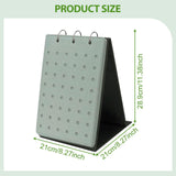 Maxbell Shoe Charms Organizer with 5 Pages Display Stand Practical Shoe Charm Holder Gray