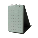 Maxbell Shoe Charms Organizer with 5 Pages Display Stand Practical Shoe Charm Holder Gray