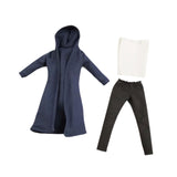 Maxbell 3Pcs 1/12 Scale Wind Coat and Pants Vest Miniature Model for 6" Male Figures