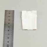 Maxbell 1/12 White Vest Decoration Miniature Model for 6in Doll Model Action Figures