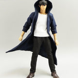 Maxbell 1:12 Scale Wind Coat Decoration Miniature Clothing for 6" Figures Doll Model