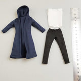 Maxbell 1:12 Scale Wind Coat Decoration Miniature Clothing for 6" Figures Doll Model