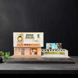 Maxbell 1/64 Scale Ramen Shop Model Building Model for Micro Landscape Model Railway