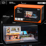 Maxbell 1/64 Scale Ramen Shop Model Building Model for Micro Landscape Model Railway