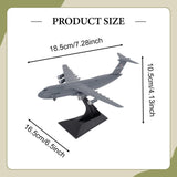 Maxbell 1/400 Fighter Plane Attack Fighter Plane Model for Livingroom Bookshelf Home