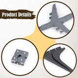 Maxbell 1/400 Fighter Plane Attack Fighter Plane Model for Livingroom Bookshelf Home