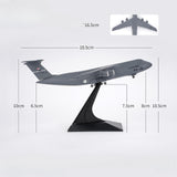 Maxbell 1/400 Fighter Plane Attack Fighter Plane Model for Livingroom Bookshelf Home