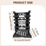 Maxbell Interlocking Display Base DIY Robot Machine Nest Action Figure Display Stand 16.5x11.5x21.5cm Black