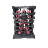 Maxbell Interlocking Display Base DIY Robot Machine Nest Action Figure Display Stand 16.5x11.5x21.5cm Black