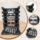 Maxbell Interlocking Display Base DIY Robot Machine Nest Action Figure Display Stand 16.5x11.5x21.5cm Black